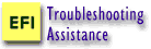 EFI Troubleshooting Assistance button.